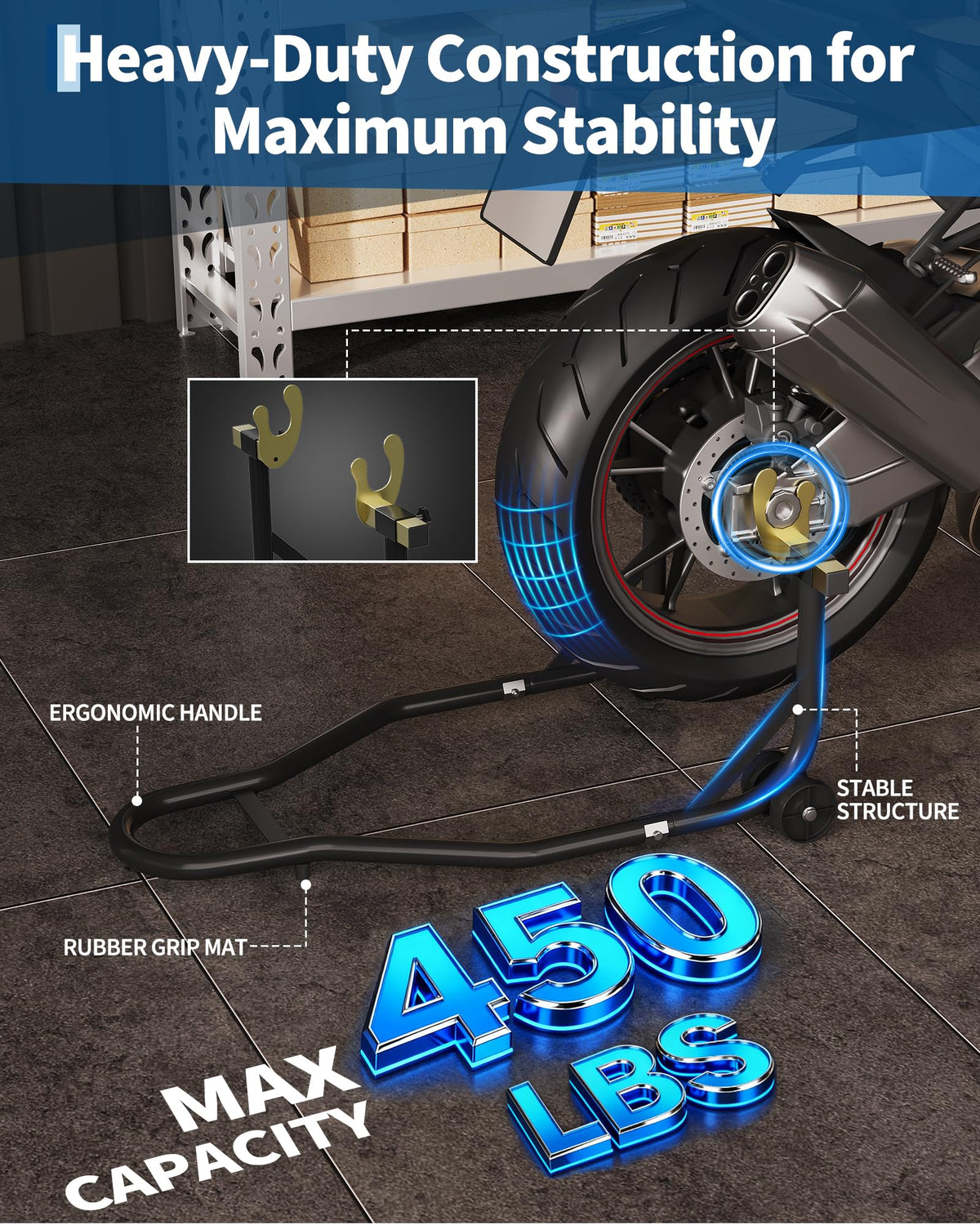 DEXSO side profile of triangular frame providing strong balance