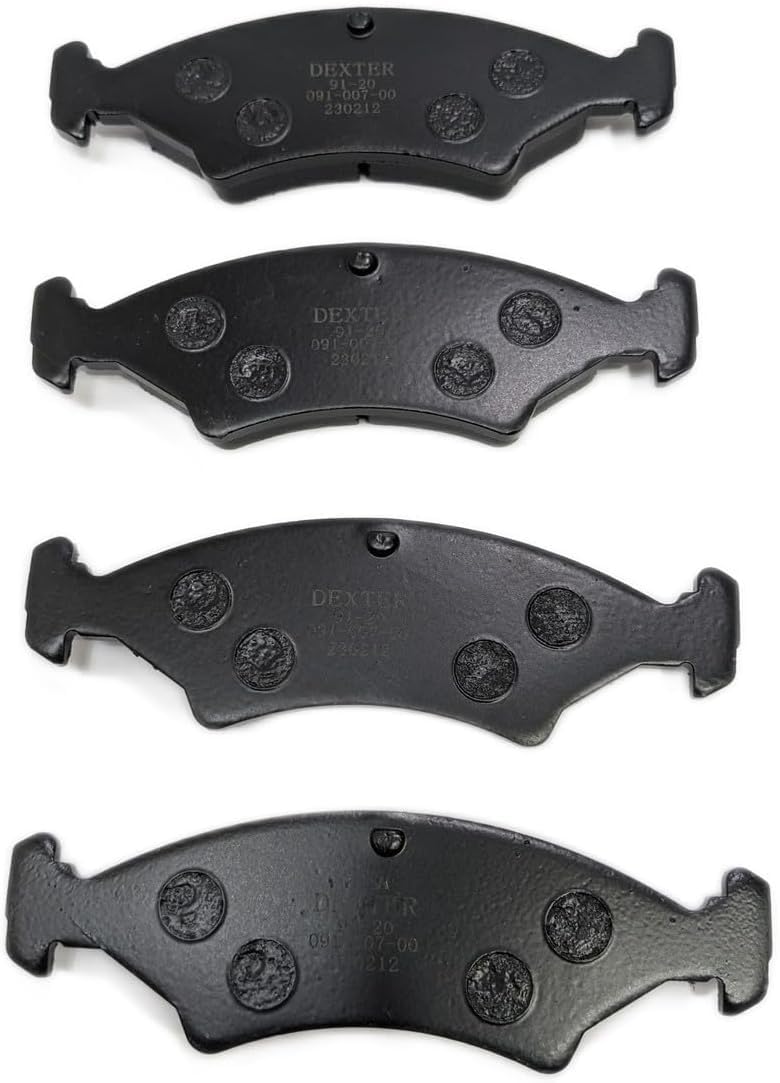 DEXTER AXLE brake pads installed on a DB-35 caliper demonstrating correct fit