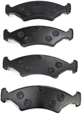 DEXTER AXLE brake pads installed on a DB-35 caliper demonstrating correct fit