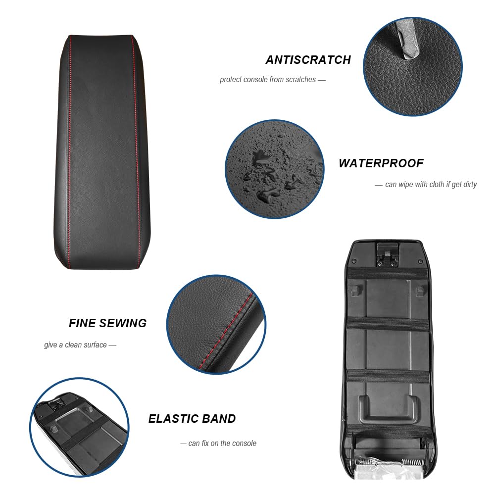 DEYTOP armrest in use with arm resting for improved driving comfort