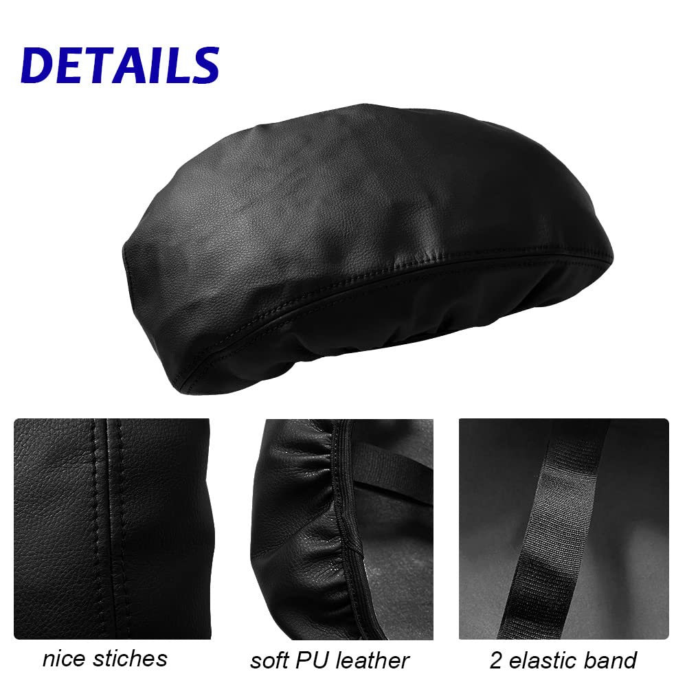DEYTOP detailed PU leather texture showing scratch resistance benefit