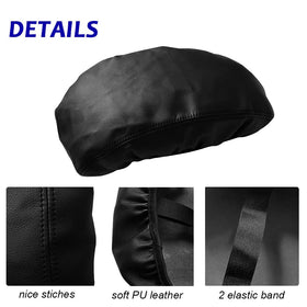 DEYTOP detailed PU leather texture showing scratch resistance benefit