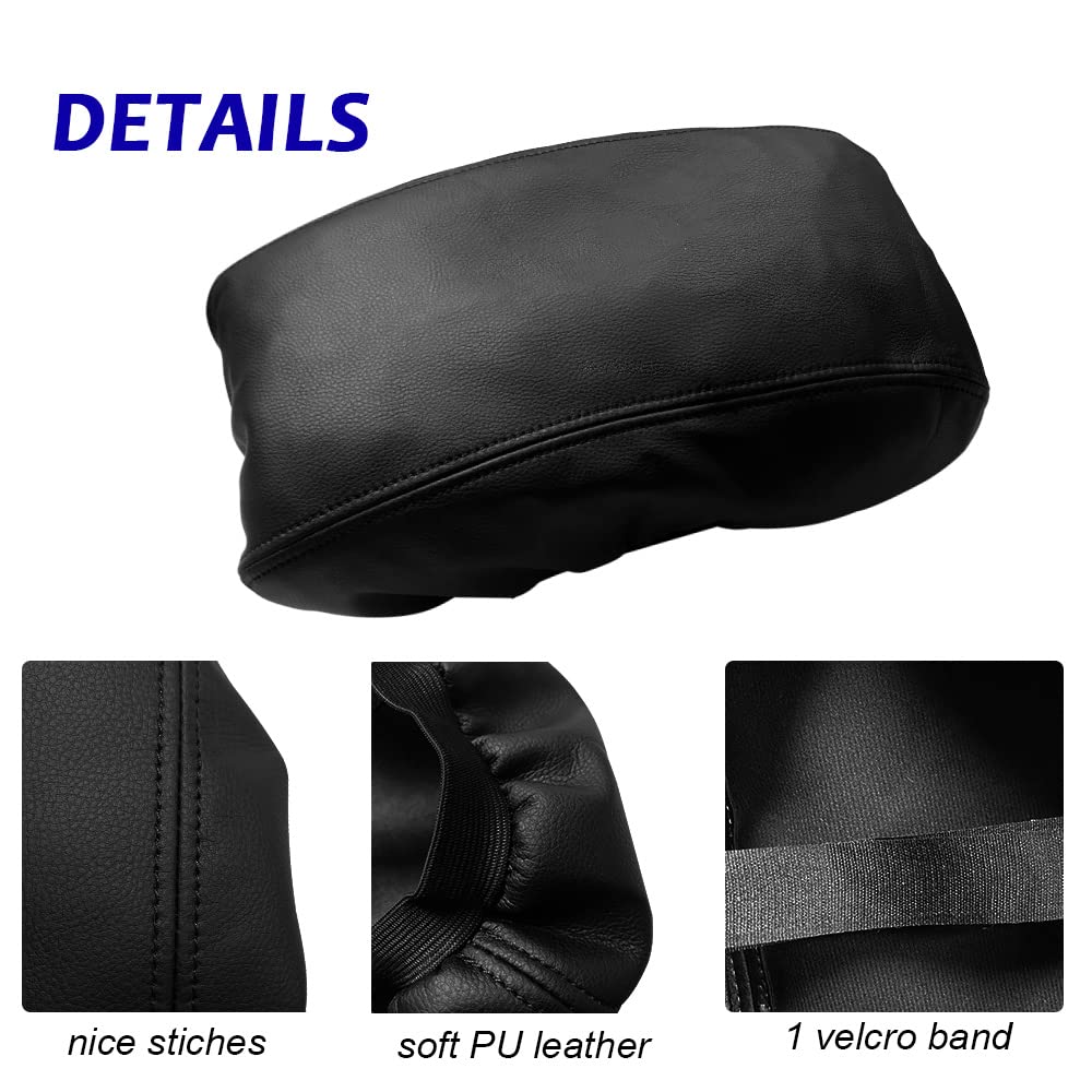 DEYTOP PU leather texture close-up displaying anti-scratch surface for easy cleaning