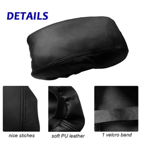 DEYTOP PU leather texture close-up displaying anti-scratch surface for easy cleaning