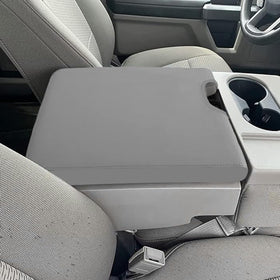 DEYTOP front view of gray console cover showing full fit and protection
