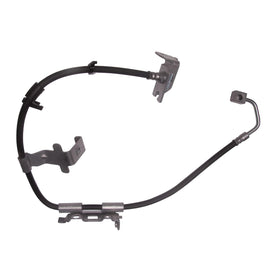 Dynamic Friction Company front left brake hose front view showing correct fittings and fitment benefits
