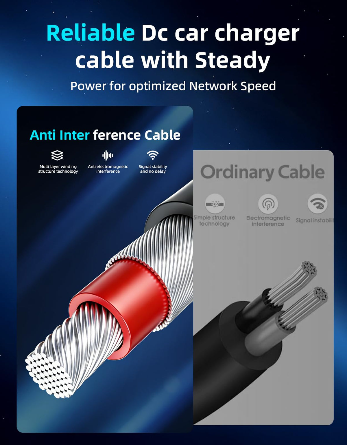 DFPEB connector detail showing robust plug for secure Starlink power benefit