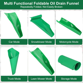 DGCGCZ funnel beside hand shows size and portability for mechanics