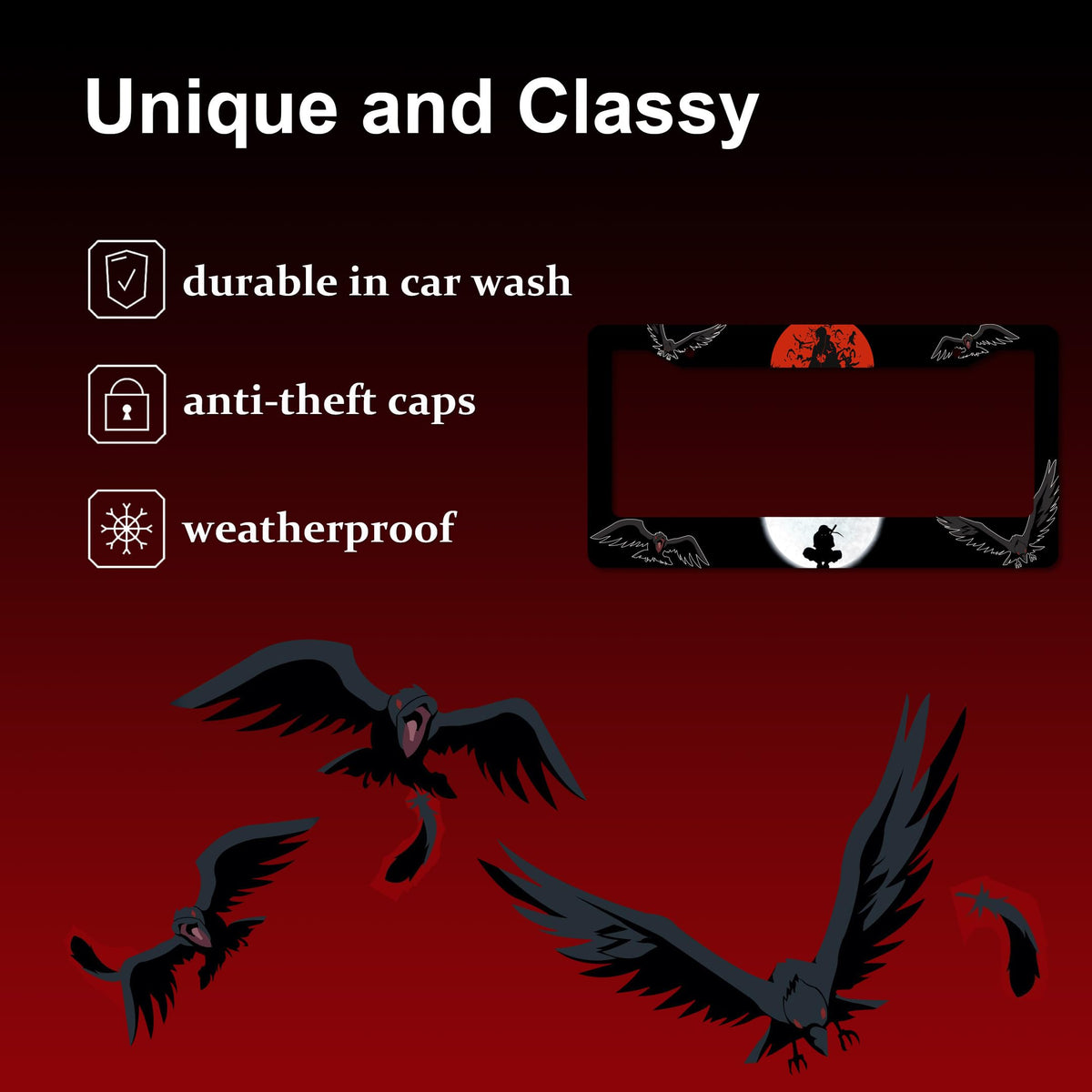 DGDRHZ included screws washers and caps displayed for easy installation