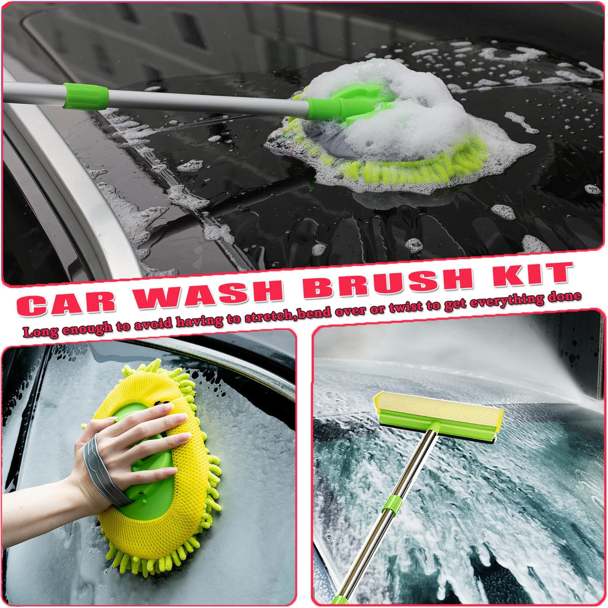 DGHEYQT tire brush and detailing tools cleaning wheels and crevices