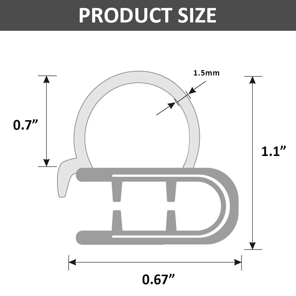 DGSL close-up of rubber bulb profile demonstrating compression and noise reduction