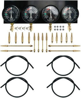 DHA case open with gauges and fittings showing compact storage and protection