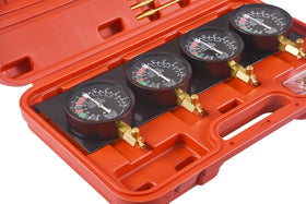 DHA spread of hoses and threaded adapters demonstrating versatile fitment options