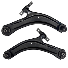 DHYRXY front lower control arm kit showing both assemblies and fit benefit