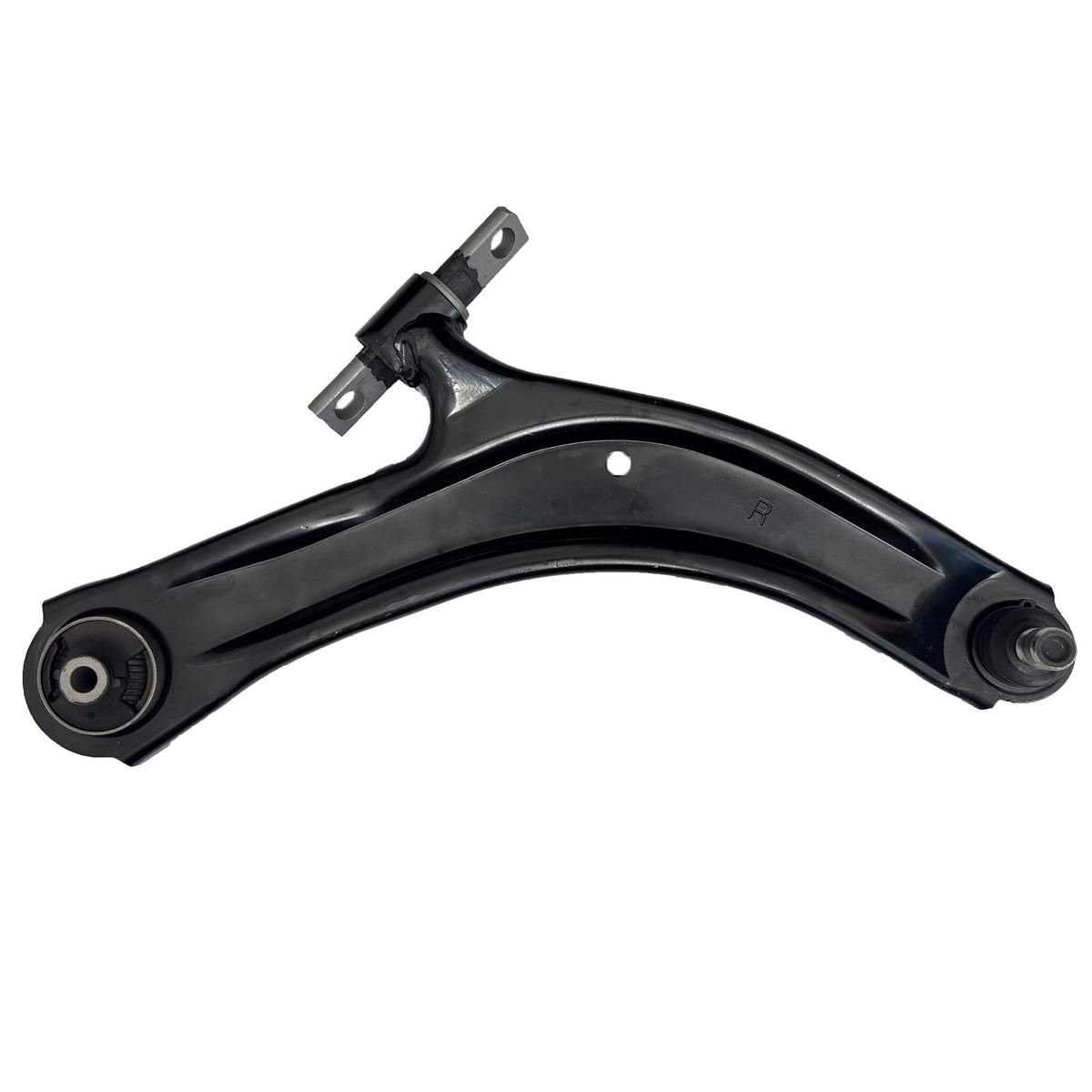 DHYRXY passenger-side arm angled to show factory-fit design benefit
