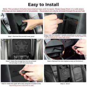 DIAMOOKY access hole and removal detail showing keyless removal option benefit