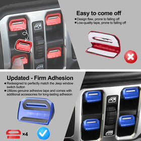 DIAMOOKY driver side switch cover installed showing seamless OEM-like appearance