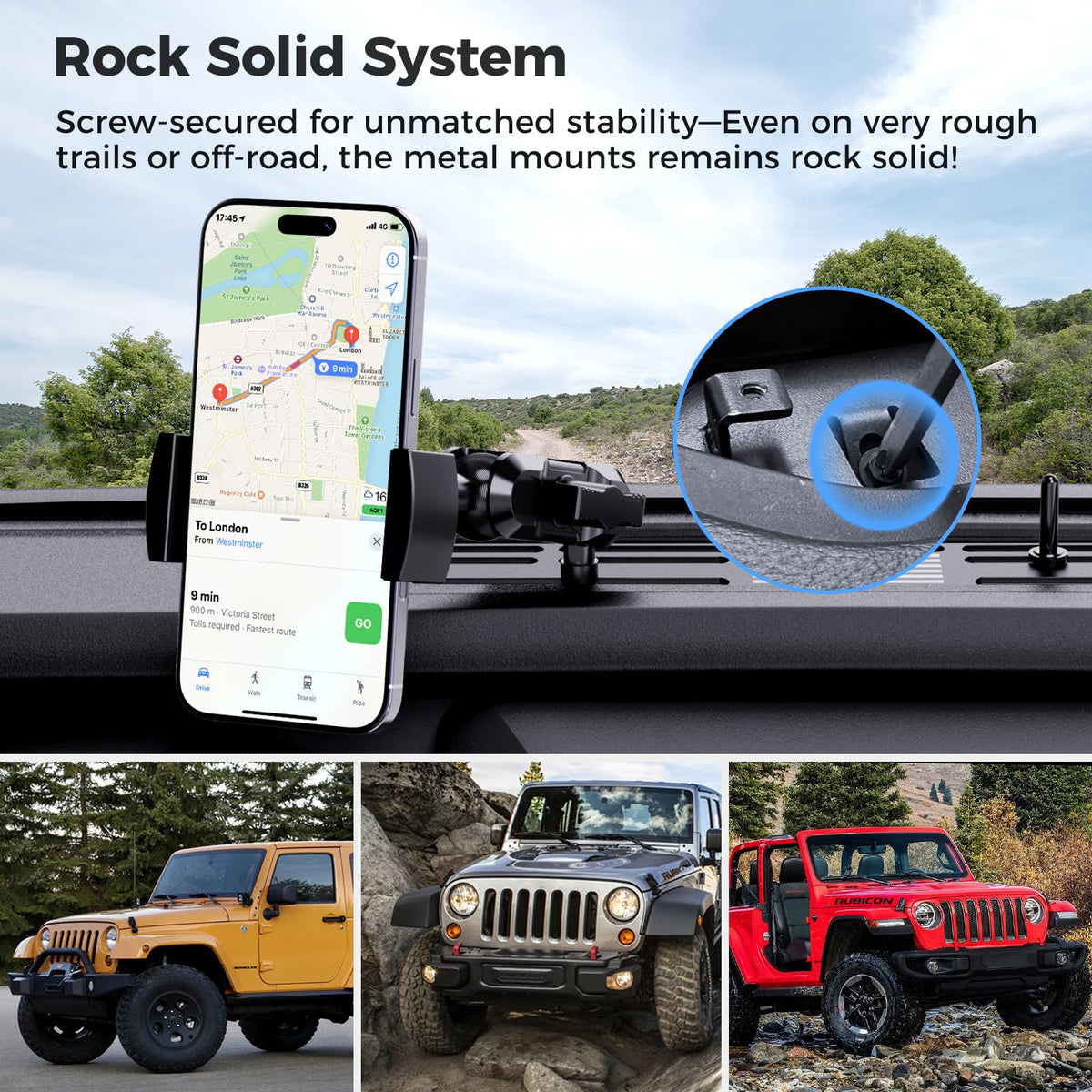 DIAMOOKY duck mounts and included screwdriver, add personalization easily