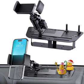 DIAMOOKY front view showing secure phone hold and clear visibility benefit