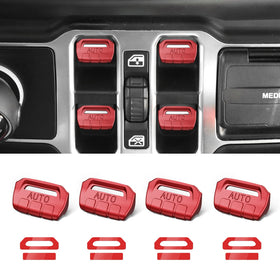 DIAMOOKY front view of 4PCS switch covers showing neat fit and finish