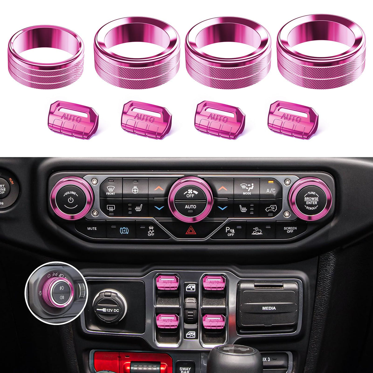 DIAMOOKY front packaging showing kit contents and model fitment for quick confirmation