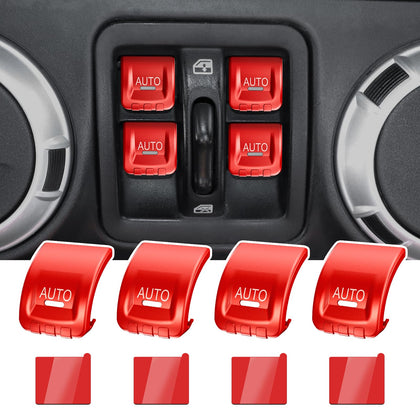 DIAMOOKY front view of four button covers showing sleek metal finish and durable design