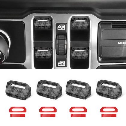 DIAMOOKY front view of four switch covers showing clean factory look and protection