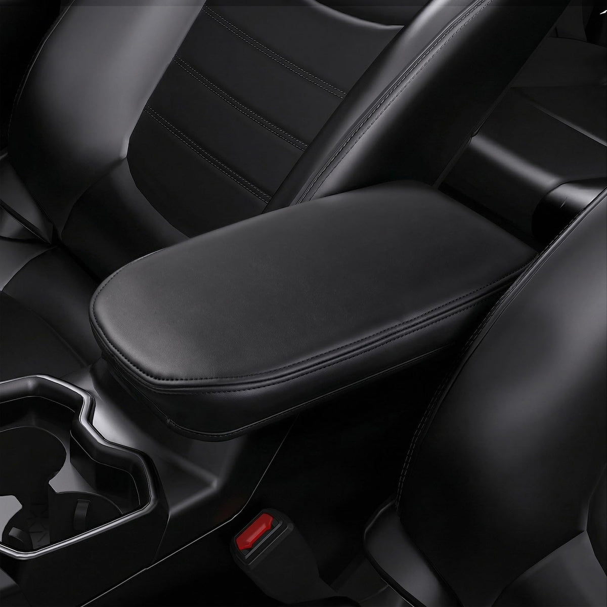 DIAMOOKY front view of armrest cover showing fitted protection and style