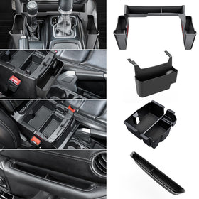 DIAMOOKY front view center console assembled showing neat storage benefit