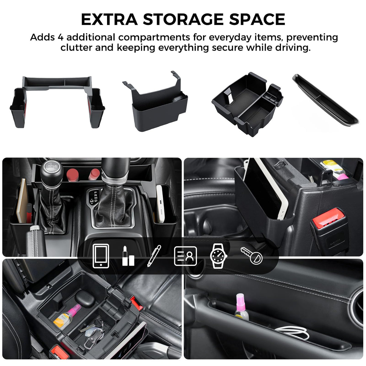DIAMOOKY hanging box removed showing easy armrest access benefit