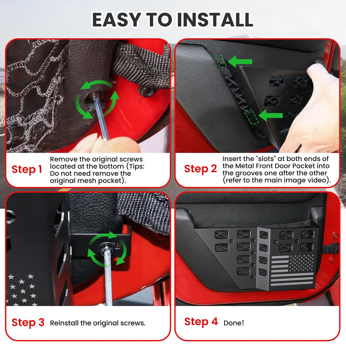 DIAMOOKY lifestyle image of Jeep interior on road trip highlighting improved cabin storage