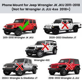 DIAMOOKY installed on Wrangler dash during off-road drive showing durability benefit