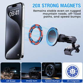 DIAMOOKY internal magnets array showing strong-hold benefit