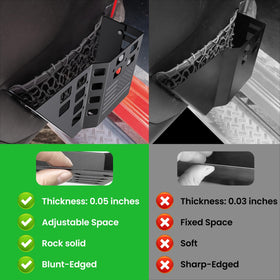 DIAMOOKY Molle panel detail for modular accessory attachment