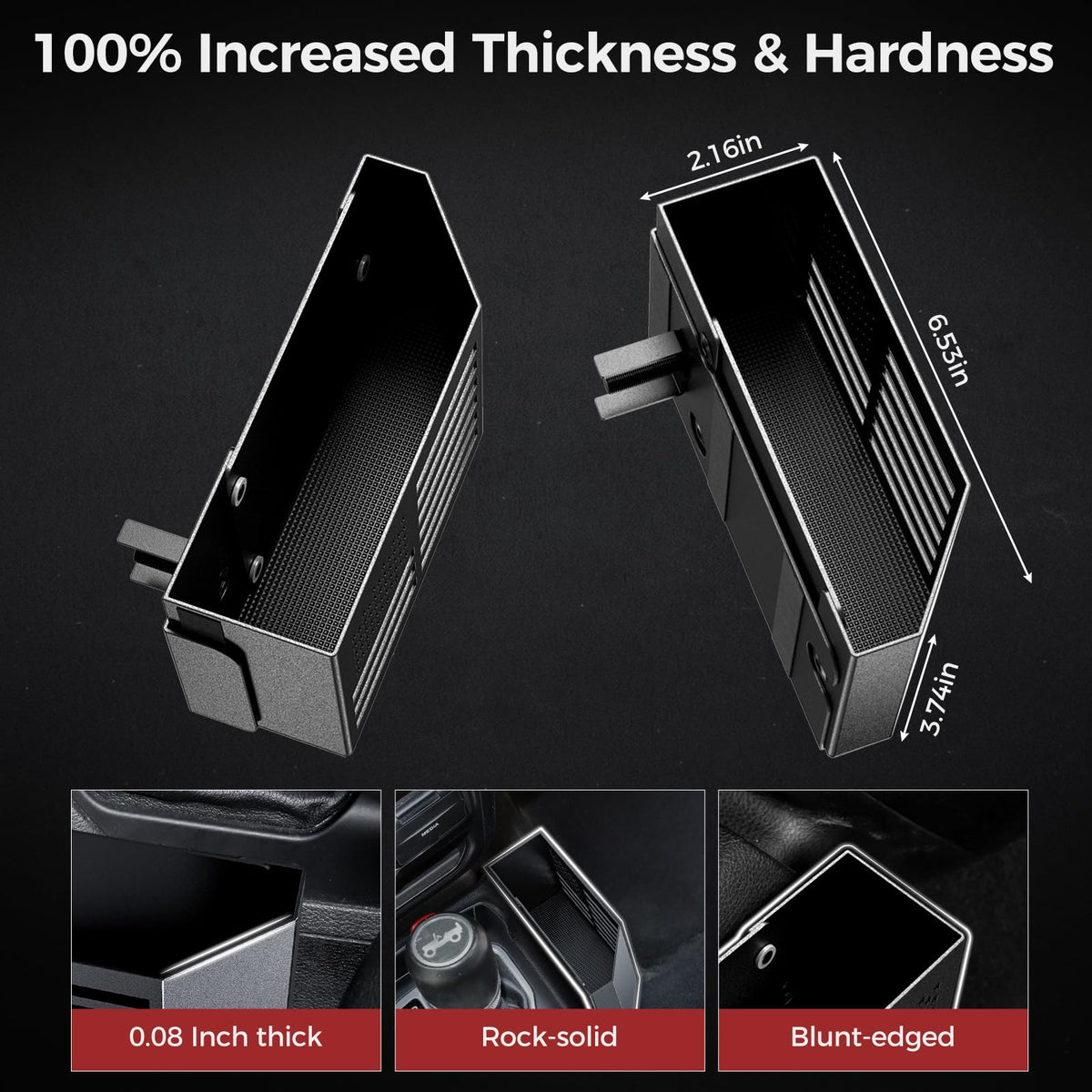 DIAMOOKY organizer filled with keys phone and sunglasses for organized storage