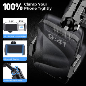 DIAMOOKY mount beside smartphone to show size and easy compatibility