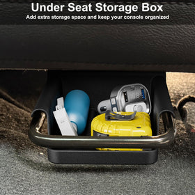 DIAMOOKY side profile installed under Jeep seat demonstrating space-saving benefit
