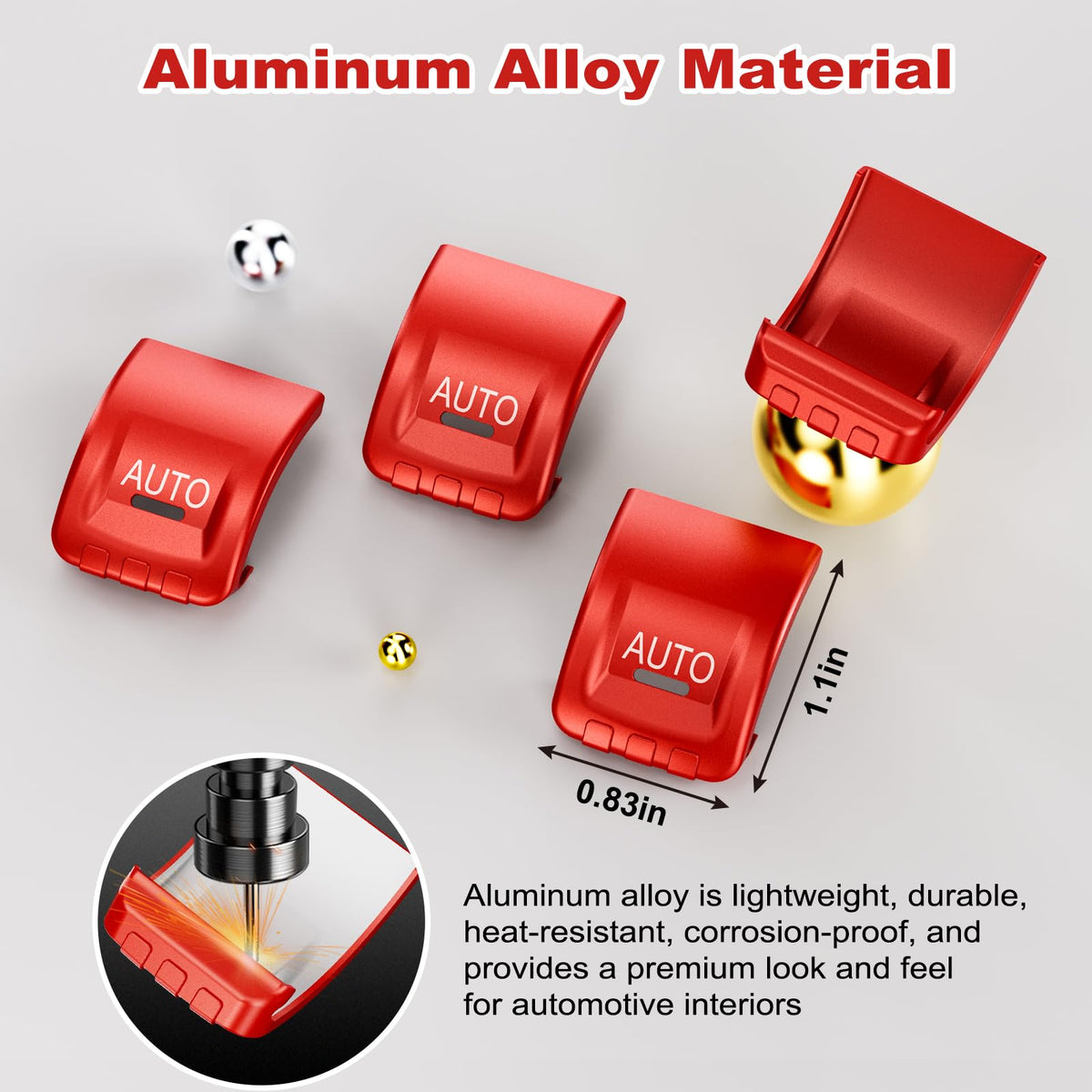 DIAMOOKY scale comparison next to a coin showing compact size and exact OEM fit