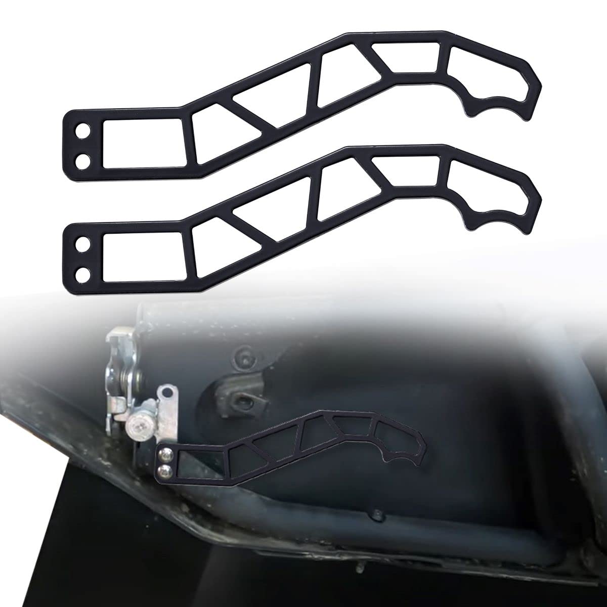 Dicater front and rear handles showing complete package and fit compatibility