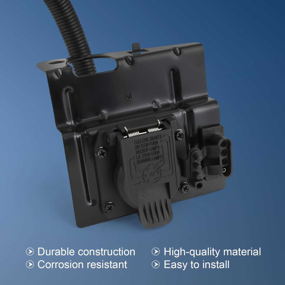 DICMIC 7-way blade with spring-loaded dust cover protecting contacts