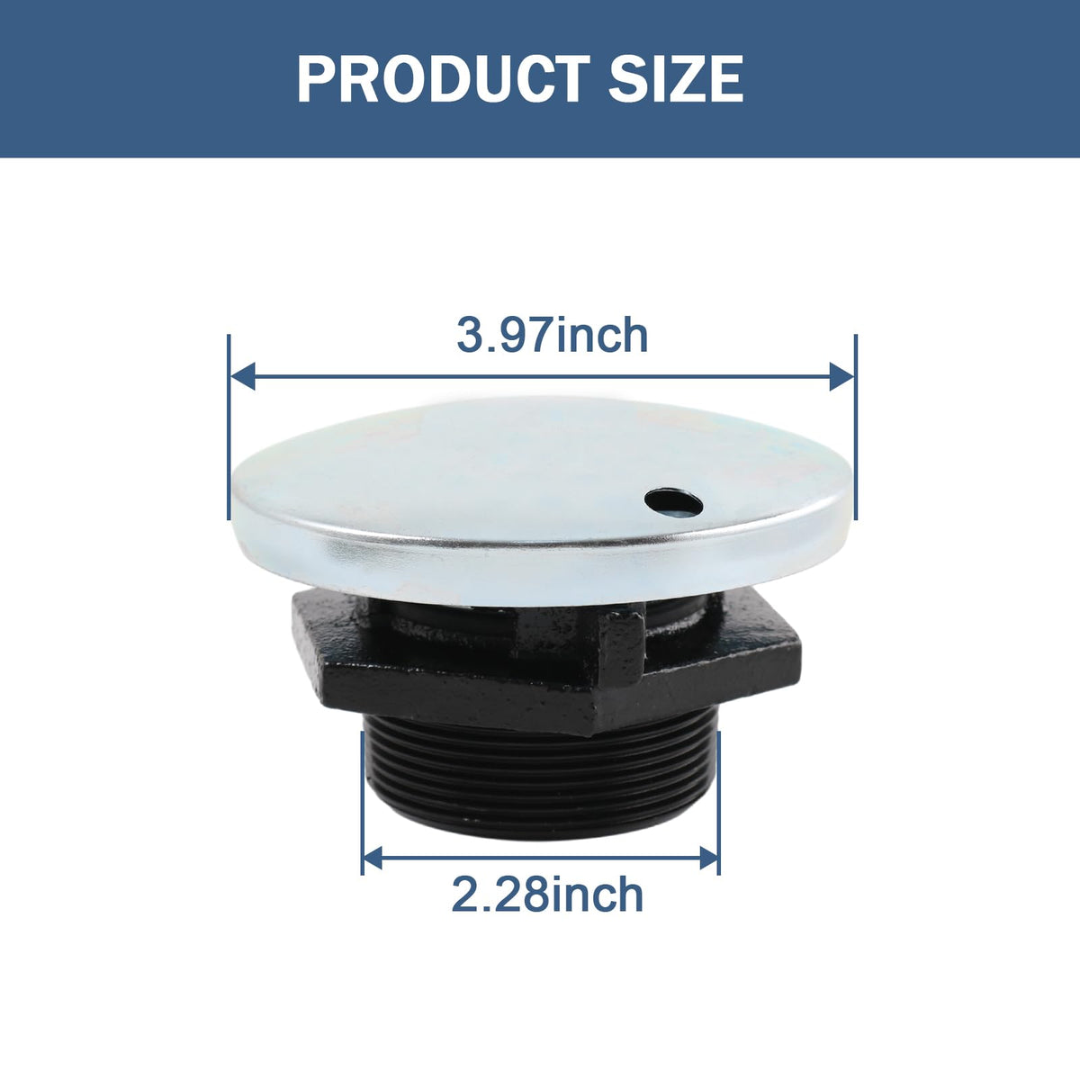 DICMIC cap installed on truck transfer tank demonstrating easy field use