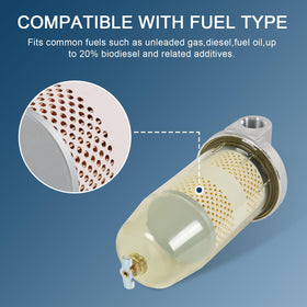 DICMIC 30 micron filter element detail showing protective sheet and long-life benefit