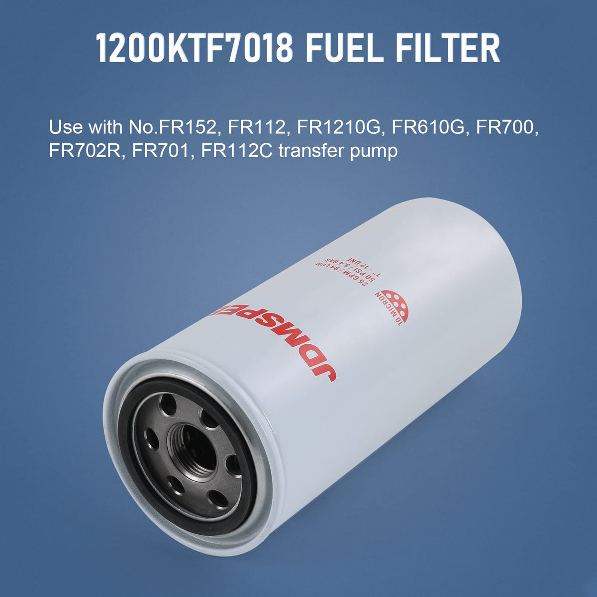 DICMIC filter head threaded detail showing secure 3/4" NPT connection benefit