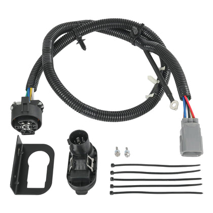 DICMIC front view of trailer wiring connector showing plug and housing for easy replacement