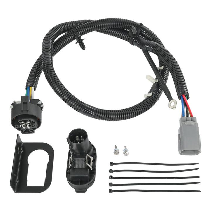 DICMIC front view of trailer wiring connector showing plug and housing for easy replacement