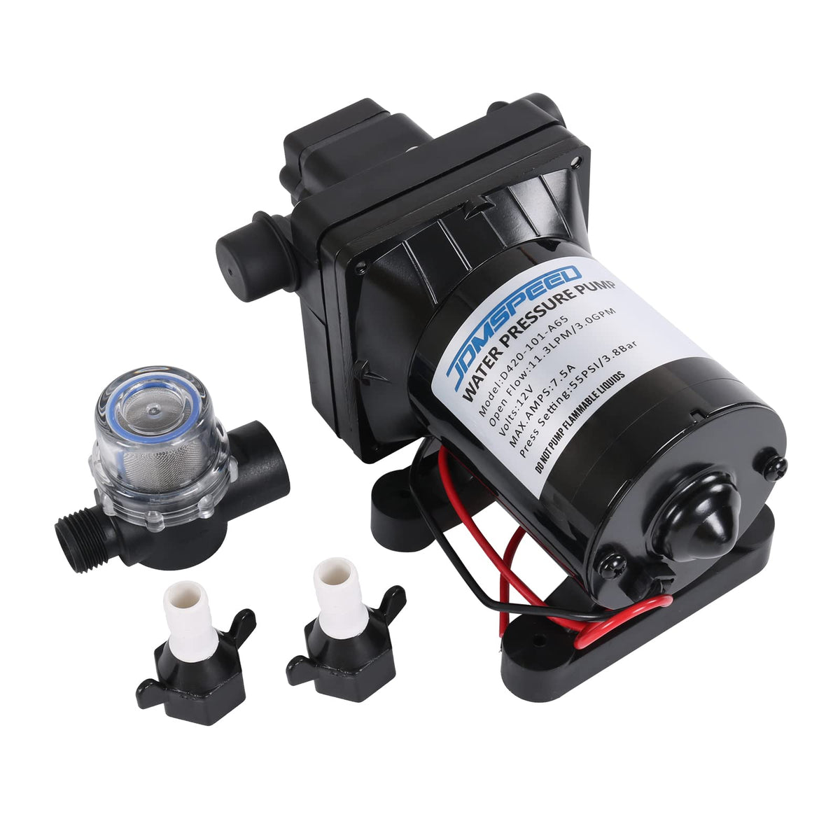 DICMIC front view pump showing compact design and easy installation benefit