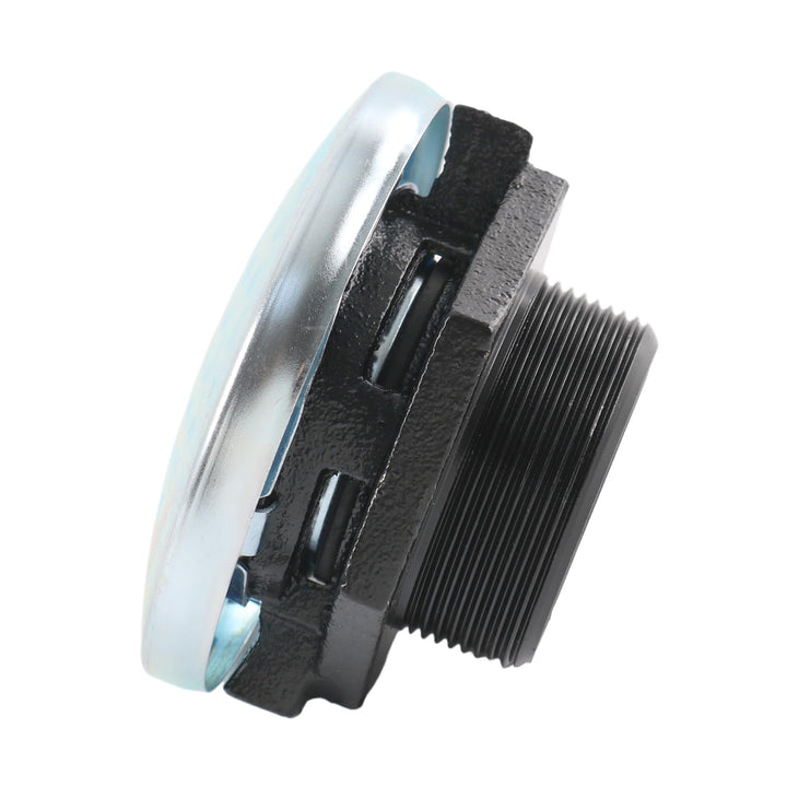 DICMIC front view of threaded 2-inch cap showing sturdy design and secure seal