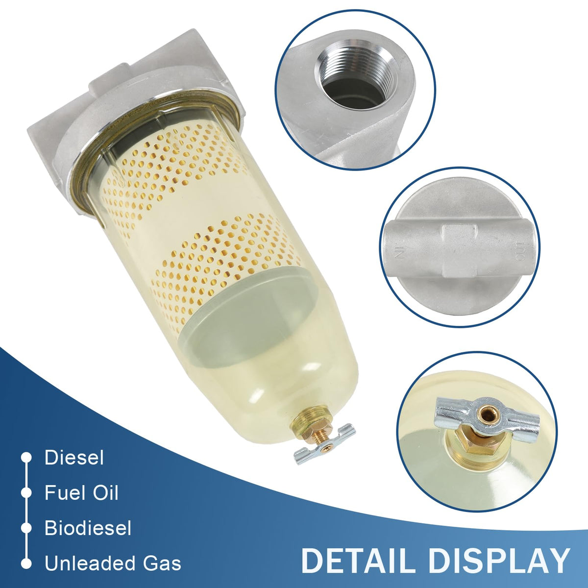 DICMIC filter installed on a fuel tank demonstrating seamless integration and protection