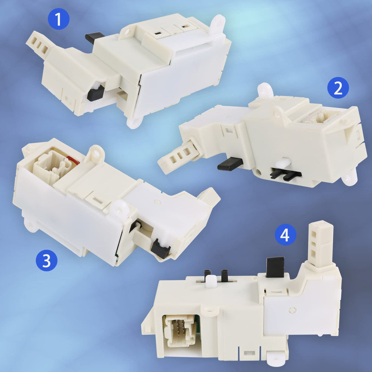 DICMIC switch next to ruler showing compact size for easy replacement