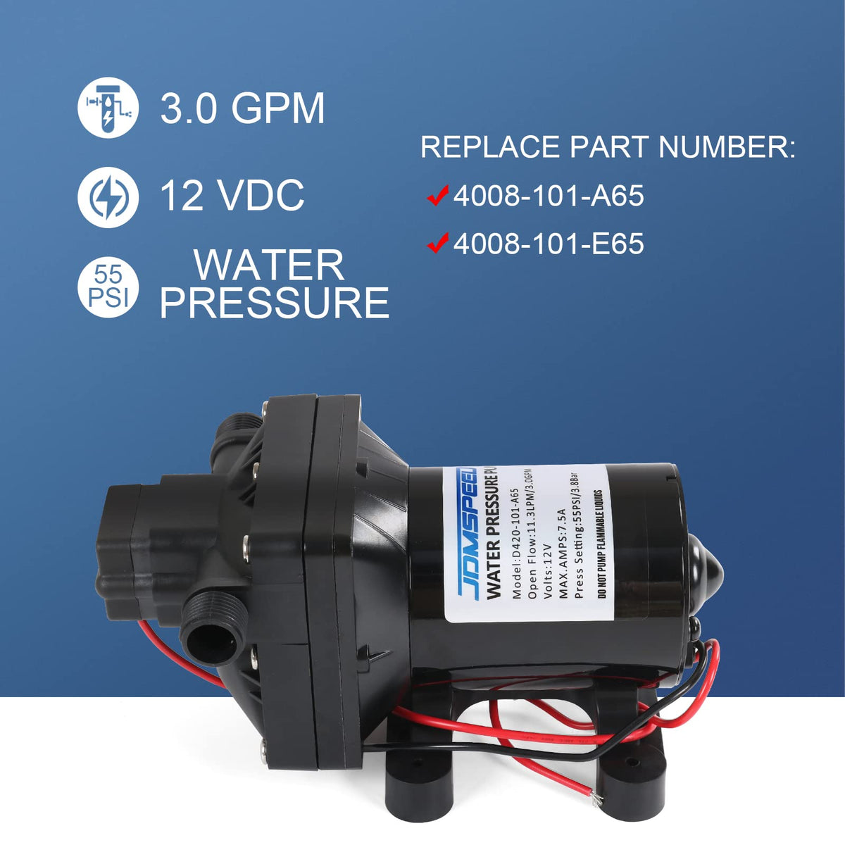 DICMIC side image of label and hose connections showing compatibility benefit